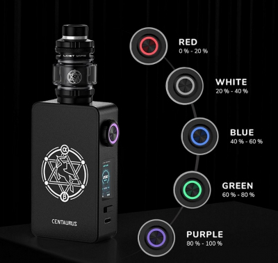 LOST VAPE CENTAURUS M200 боксмод (Gunmetal Gray)
